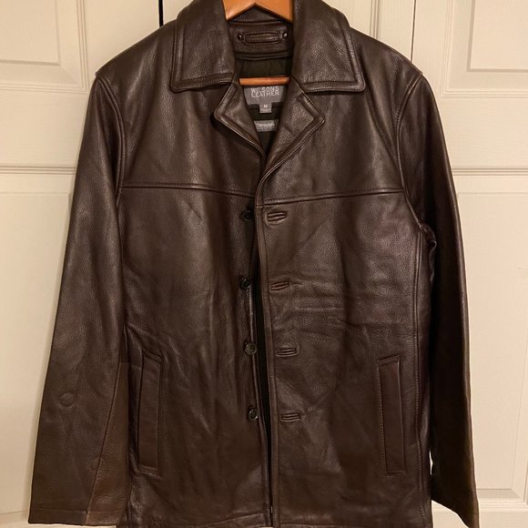 NWOT - Men's Brown Wilson's Leather Blazer - Picture 1 of 13